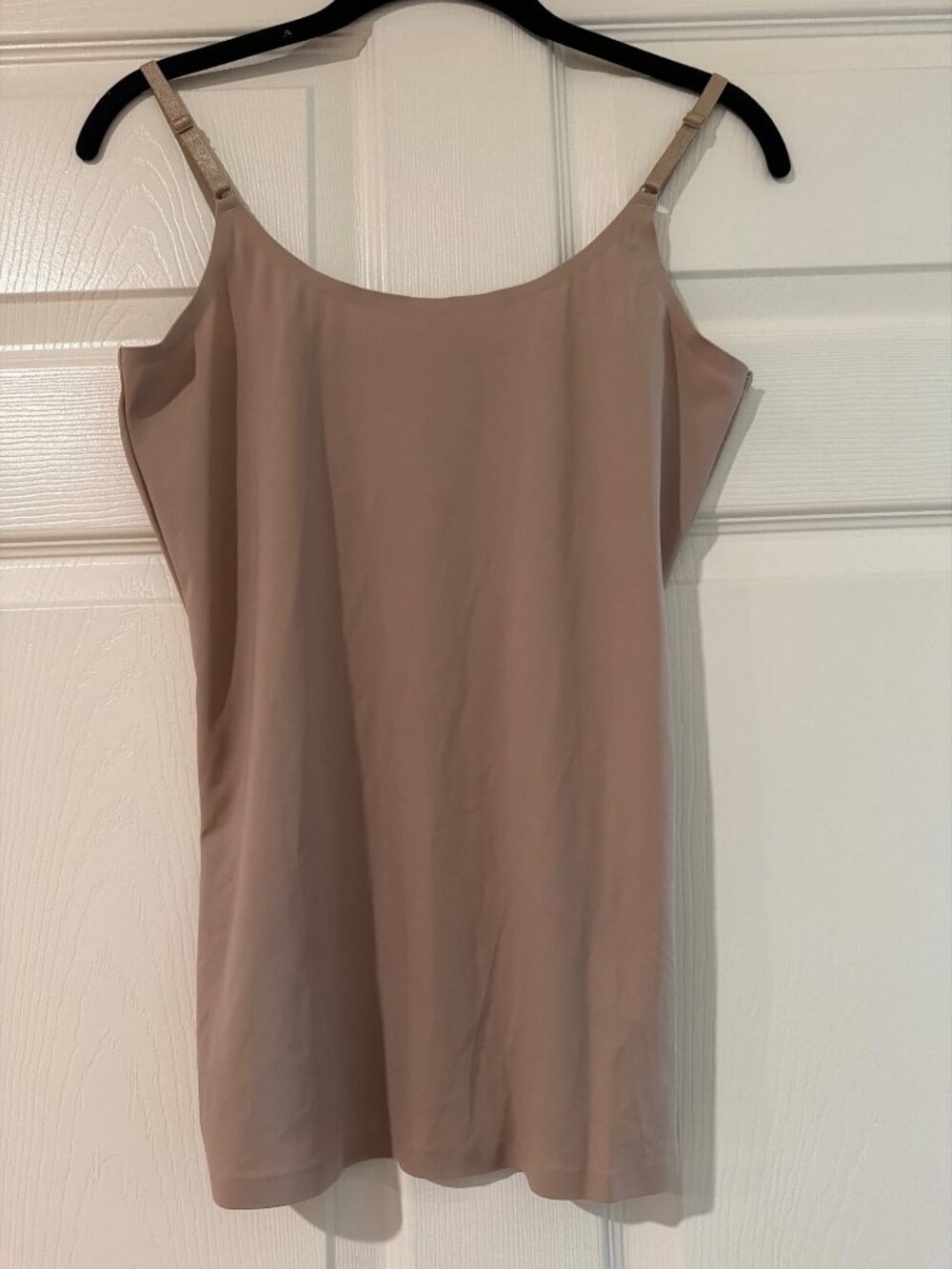 Blissful Benefits By Warners XL Beige Adjustable Strap Camisole WM1341